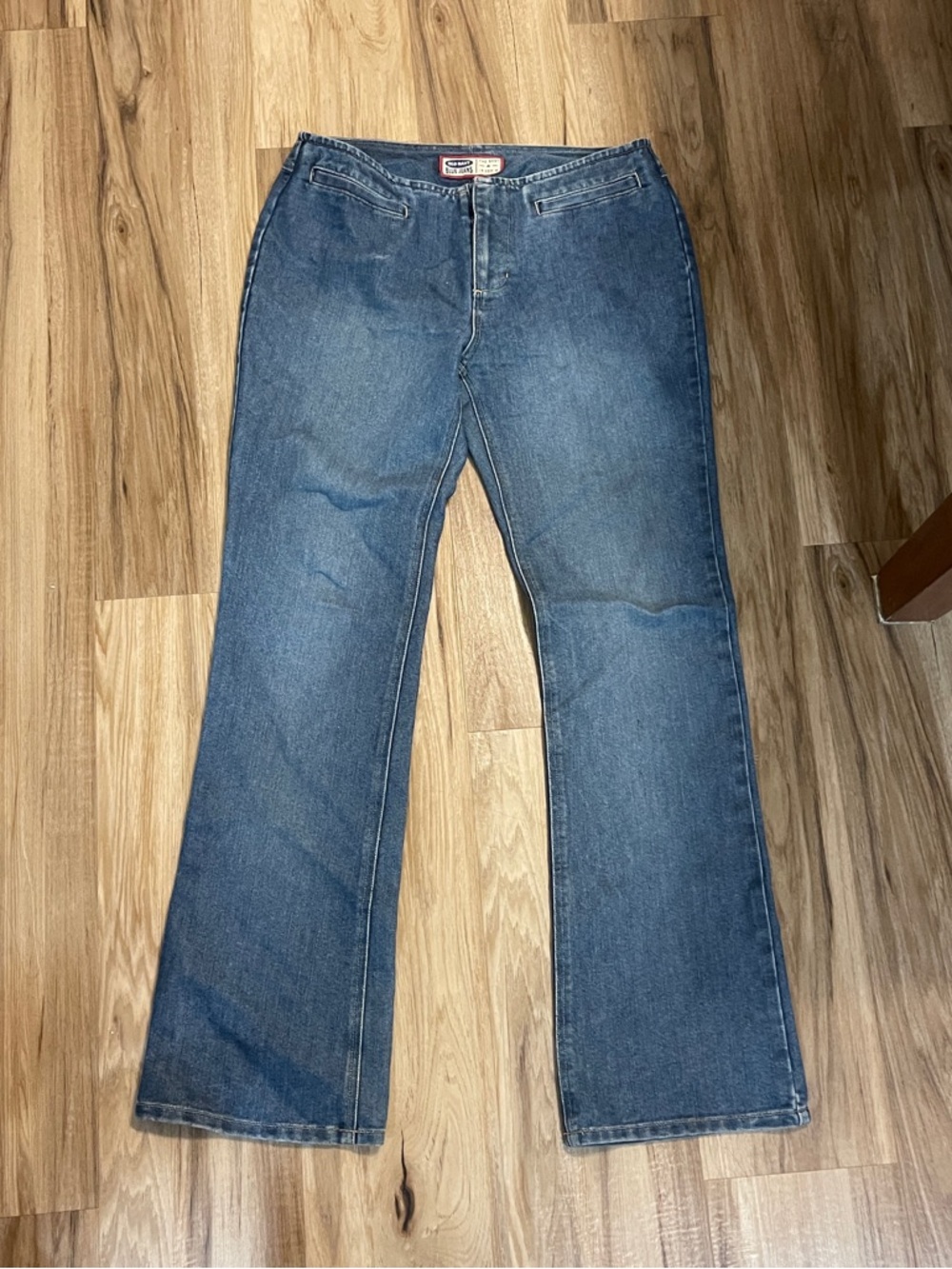 Lee Women's Wide Leg Jeans in Blue Denim